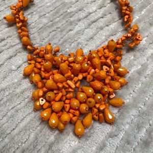 Zara orange necklace